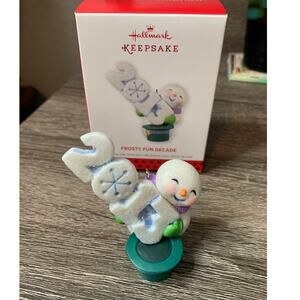Hallmark Ornament Frosty Fun Decade #4 2013